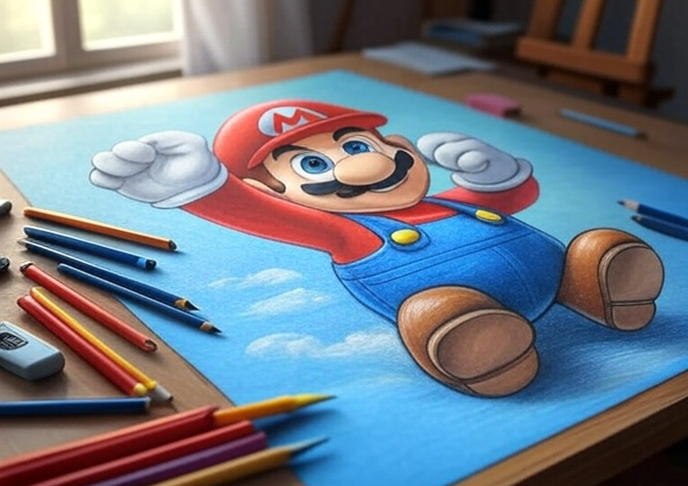 univers coloré de Mario