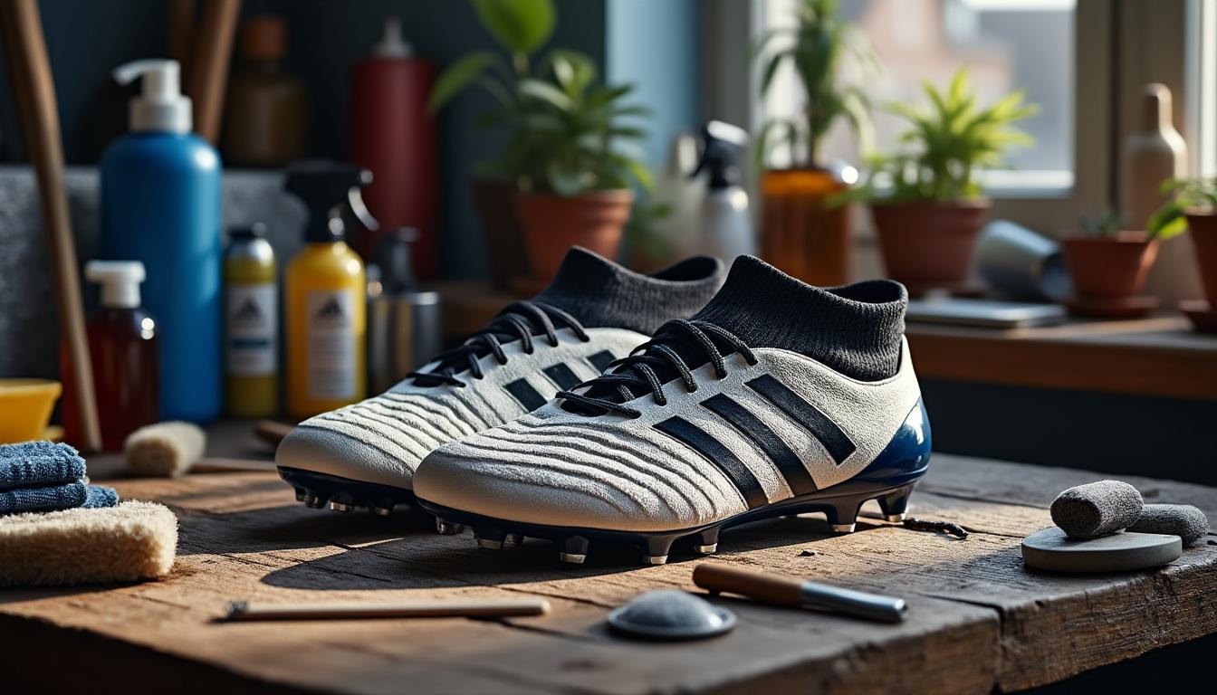 découvrez nos conseils pratiques pour entretenir vos crampons adidas afin de garantir leur durabilité optimale. apprenez les meilleures méthodes de nettoyage et d'entretien pour prolonger la vie de vos chaussures de sport.