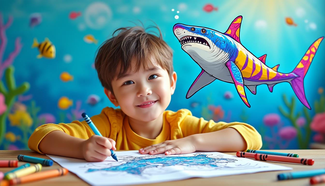 découvrez les meilleures techniques, astuces et conseils pratiques pour réussir votre coloriage du requin megalodon et obtenir un résultat spectaculaire, que vous soyez débutant ou passionné de coloriage.