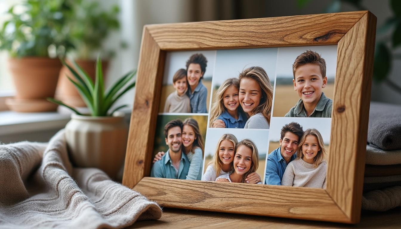 découvrez des idées créatives pour réaliser un cadre photo décoré avec votre enfant en utilisant des photos de famille. ajoutez une touche personnelle et ludique à la décoration de la chambre avec ces inspirations diy faciles et amusantes.