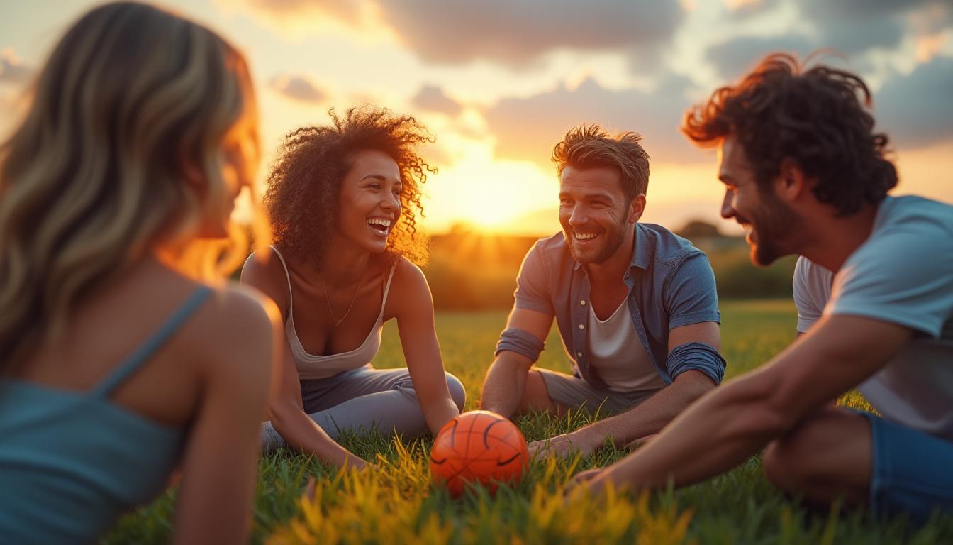 découvrez pourquoi le jeu de balle assise est parfait pour les groupes d'amis : amusement, convivialité et rires garantis pour tous les âges et niveaux !