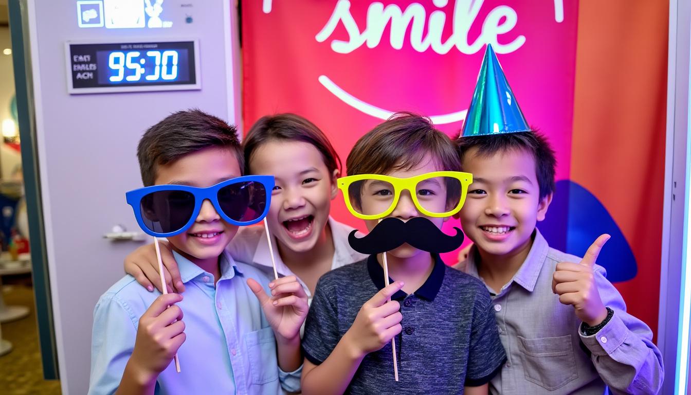 découvrez le top 10 des accessoires indispensables pour une animation photo booth enfant réussie et pleine de fun. transformez chaque cliché en souvenir inoubliable !