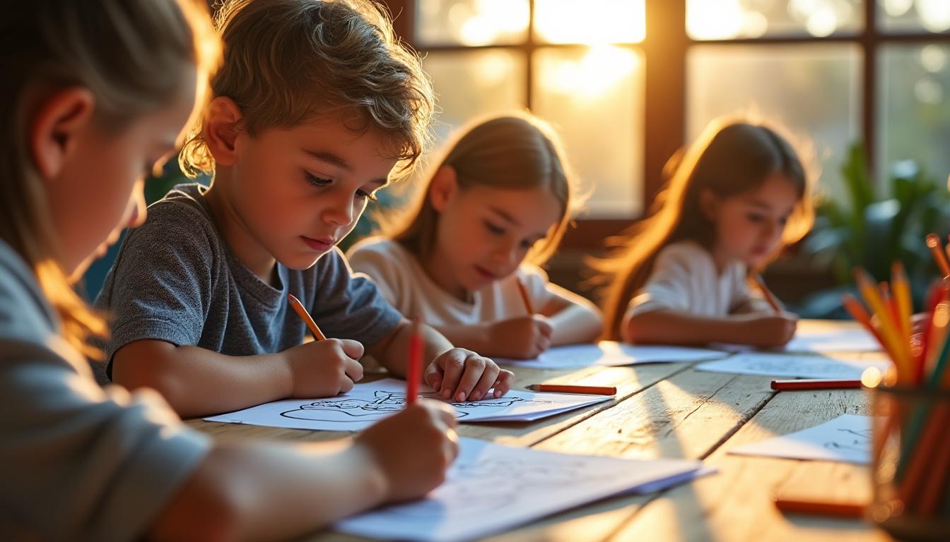 participez à notre atelier créatif et initiez vos enfants au coloriage de simon le lapin, une activité ludique et artistique pour développer leur imagination.