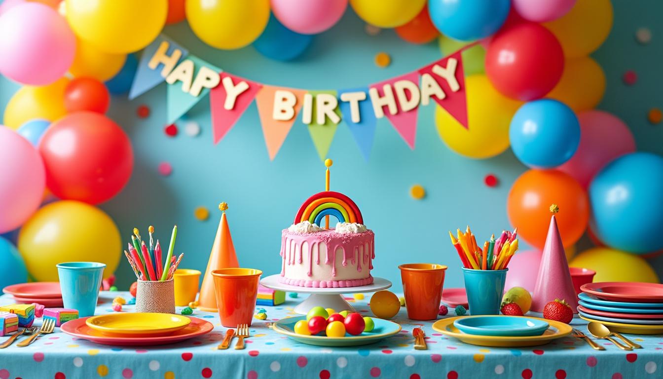 découvrez des idées créatives et amusantes pour décorer autour d'une table colorée pour enfants, en harmonisant couleurs, accessoires et thèmes adaptés aux plus jeunes.