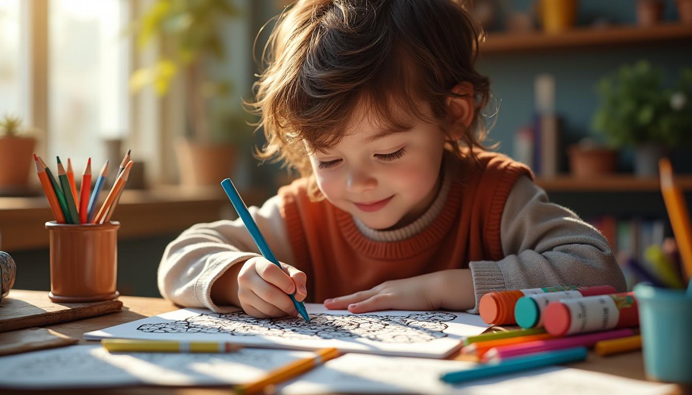 explorez le monde captivant du coloriage magique en anglais, une activité ludique et éducative idéale pour les enfants afin d'apprendre les couleurs tout en s'amusant.