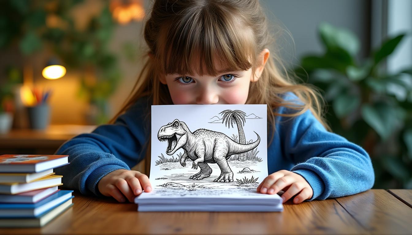 téléchargez et imprimez des coloriages de dinosaures amusants en pdf pour divertir et émerveiller vos enfants pendant des heures.