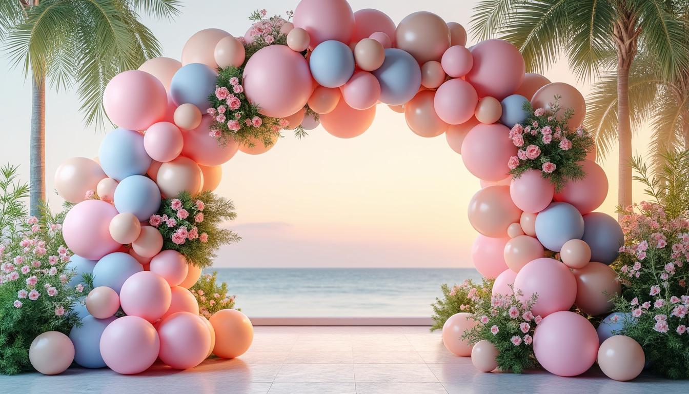 découvrez nos 10 meilleures astuces pour sublimer une arche de ballons aux couleurs pastel et créer une décoration élégante et festive.