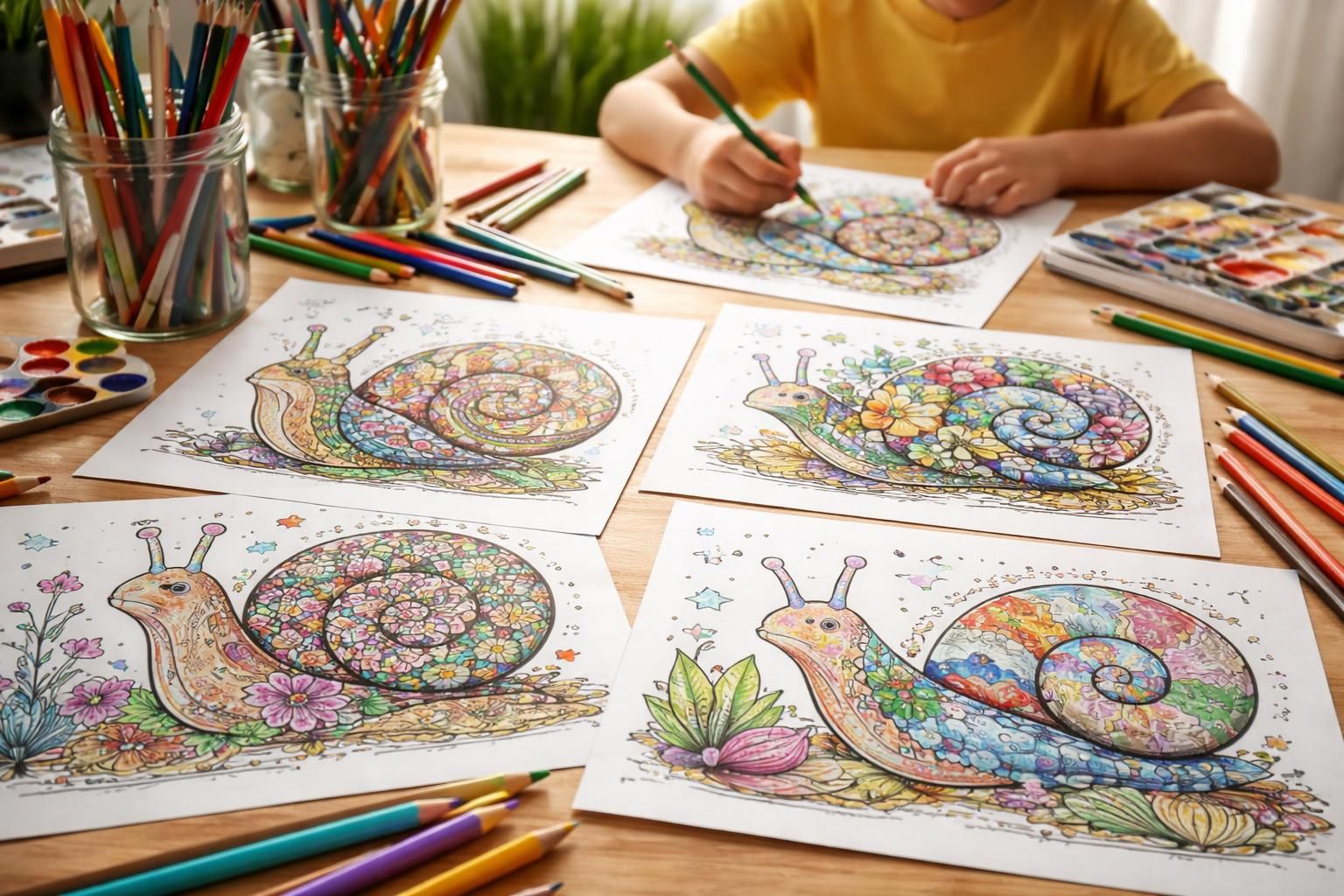 découvrez comment choisir les meilleurs coloriages d'escargot pour stimuler la créativité des enfants et favoriser leur apprentissage ludique.