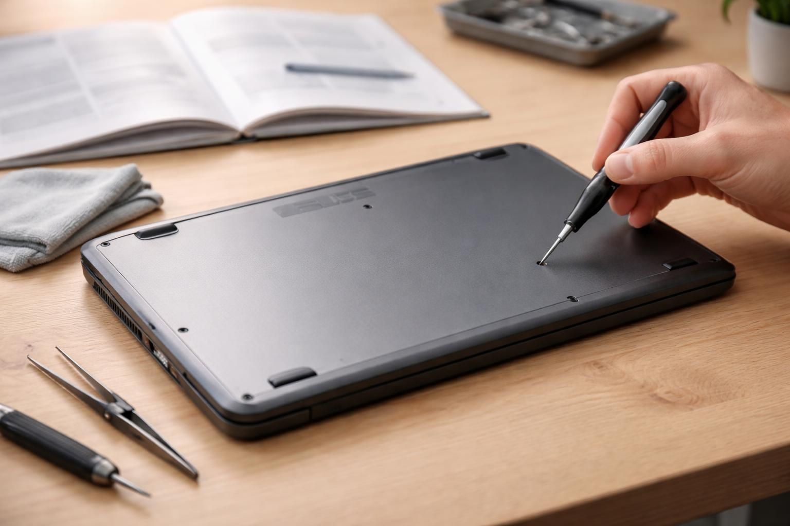 découvrez comment effectuer un power reset sur votre appareil asus lorsque l'écran reste noir grâce à notre guide étape par étape simple et efficace.