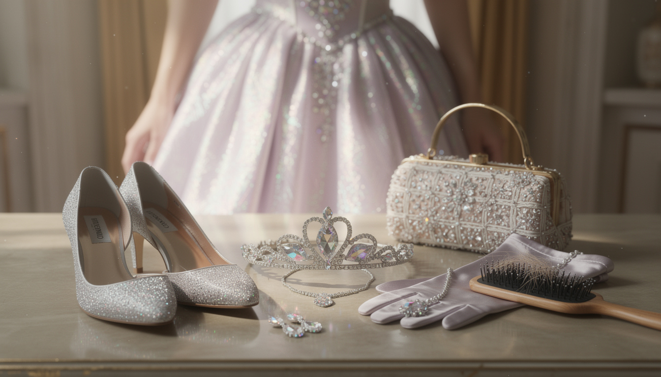 découvrez les accessoires parfaits pour sublimer une robe de princesse brillante et créer un look enchanteur, élégant et digne d'un conte de fées.