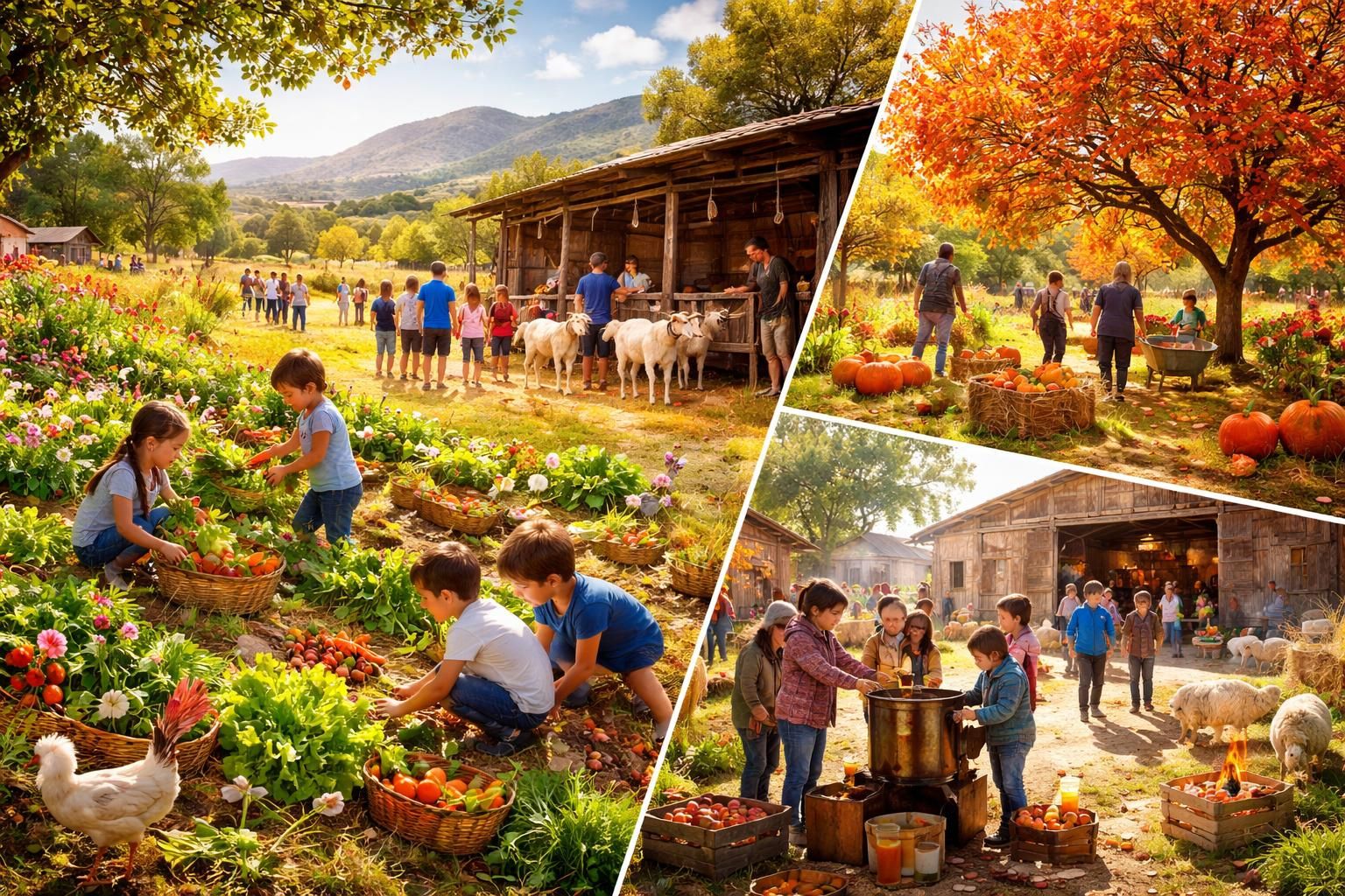 découvrez les événements saisonniers incontournables à la ferme pédagogique de gruissan et vivez des activités nature et familiales tout au long de l'année.