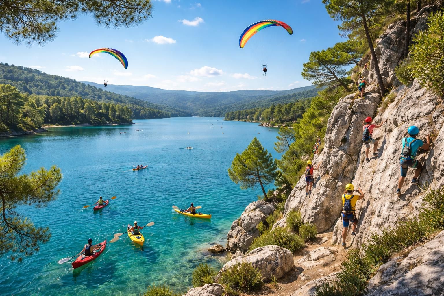 découvrez les meilleures activités aventure au lac de saint cassien et vivez des expériences inoubliables en pleine nature. sensations fortes garanties pour petits et grands !