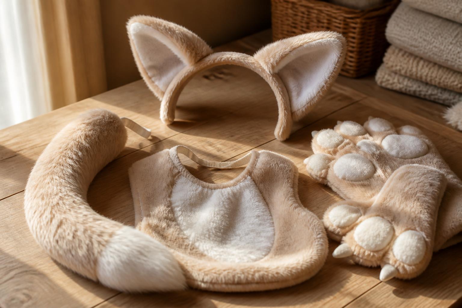 découvrez notre sélection d'accessoires pour un déguisement d’animal tout doux, idéal pour un look adorable et confortable lors de vos fêtes et événements déguisés.