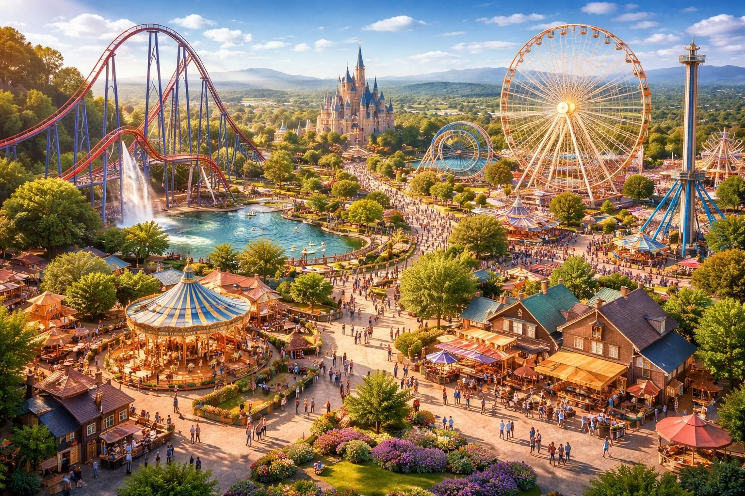 découvrez le top 5 des parcs d'attractions autour de vous, sélectionnés selon les avis authentiques des visiteurs pour des moments inoubliables en famille ou entre amis.