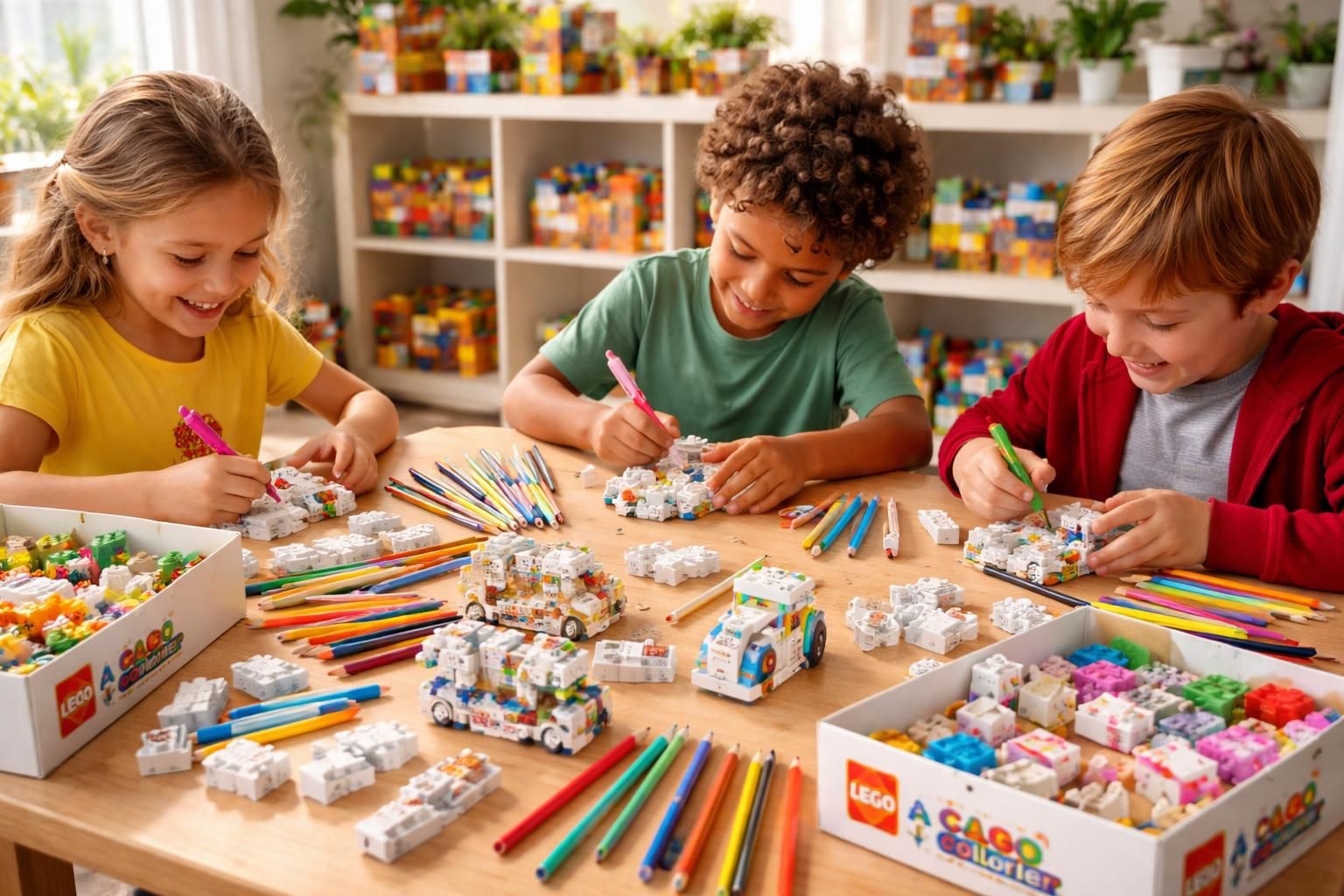 explorez la nouvelle tendance des jouets créatifs avec les lego à colorier : amusez-vous en personnalisant vos ensembles lego pour des heures de création artistique.