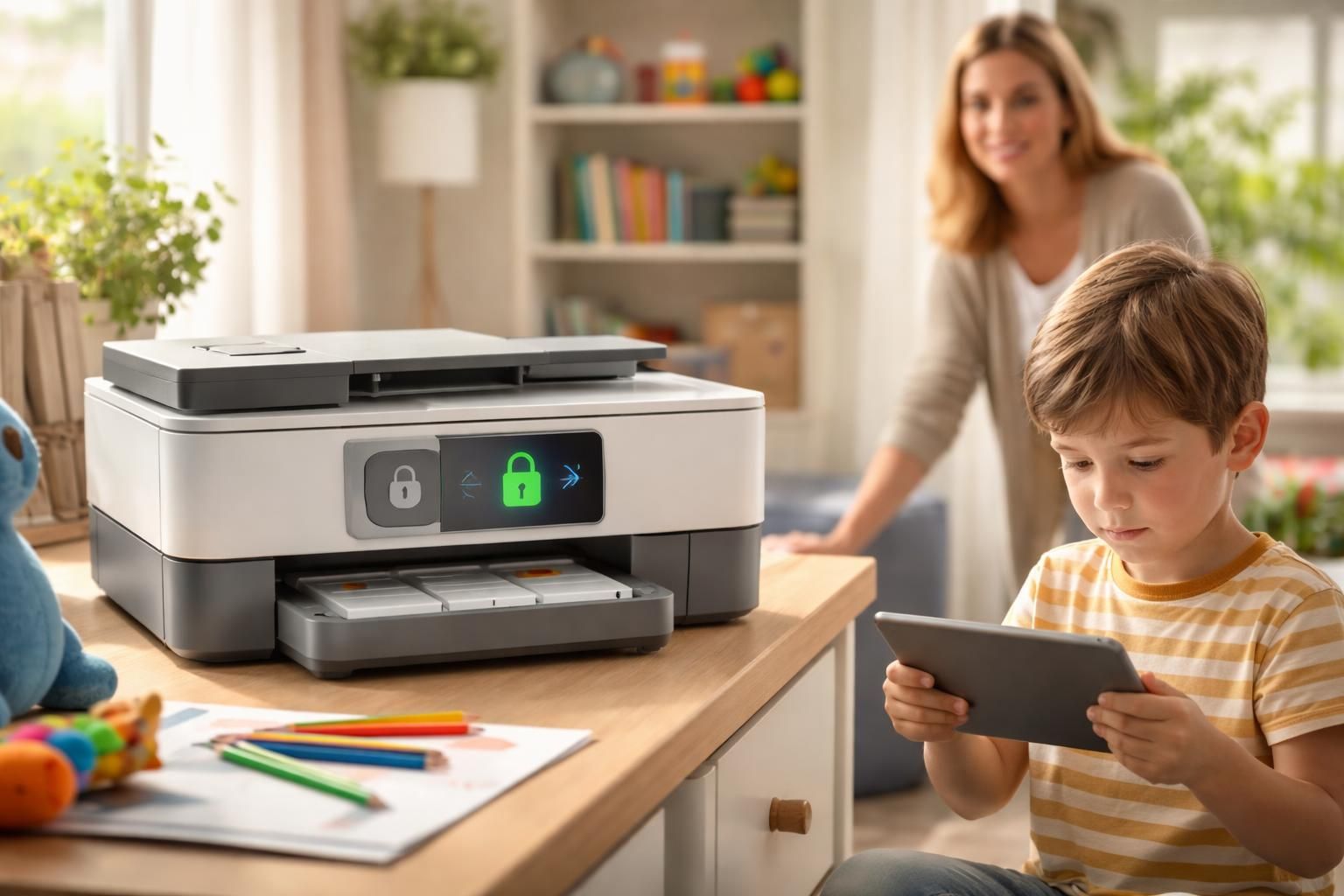 découvrez comment sécuriser les impressions depuis les tablettes utilisées par les enfants pour protéger vos documents et gérer l'accès facilement.