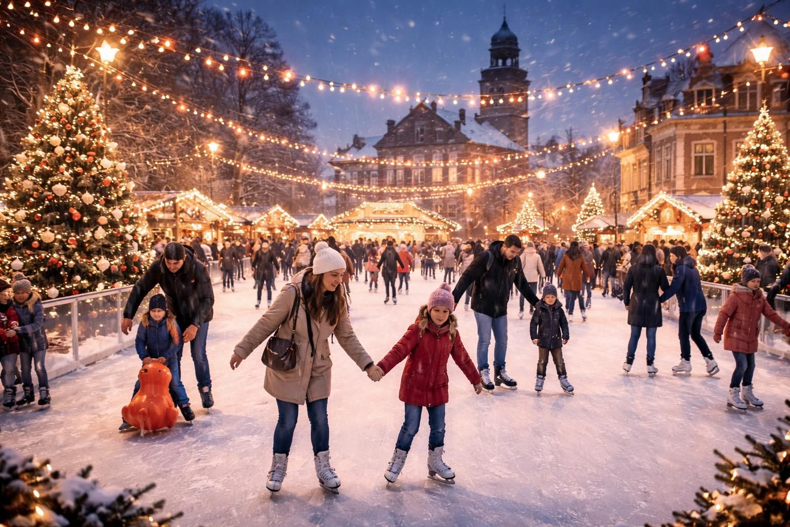 plongez dans l'ambiance féerique des fêtes à la patinoire d'hazebrouck et profitez d'un moment convivial et magique en famille ou entre amis.