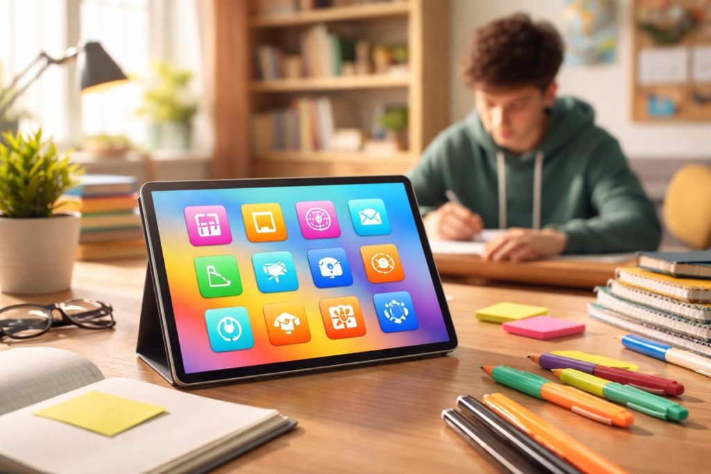 découvrez les meilleures applications de révision pour ados sur galaxy tab, adaptées pour faciliter l'apprentissage et optimiser les révisions scolaires.