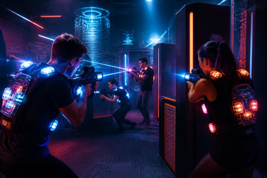 découvrez les équipements high-tech innovants qui rendent le laser game de dinan unique et offrent une expérience de jeu incomparable pour tous les joueurs.