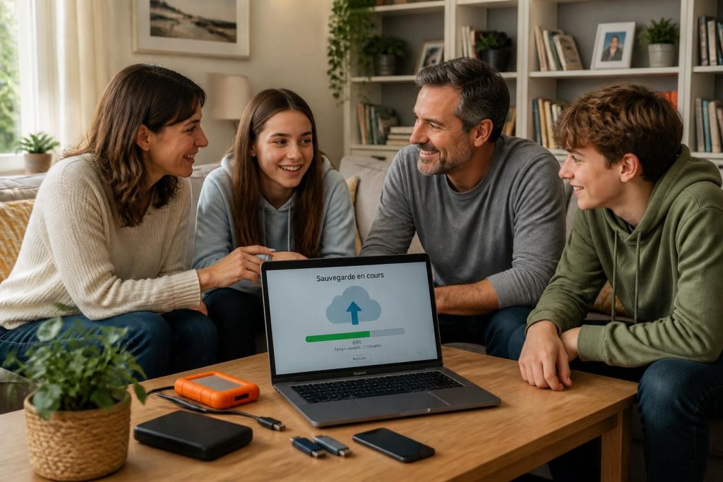 découvrez une routine de sauvegarde simple et efficace spécialement conçue pour les familles avec adolescents, garantissant la sécurité de vos données en toute tranquillité.